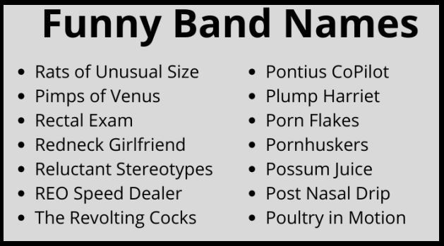 Funny-Band-Names